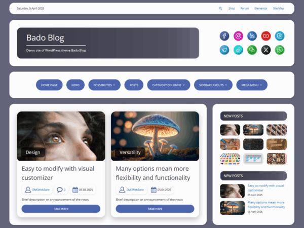 Bado Blog Premium Theme Review for WordPress