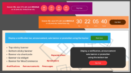 DMC Discount Sale Promo Banner – Plugin for WordPress and WooCommerce